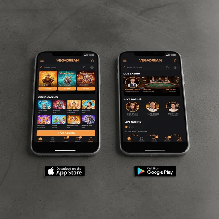 Vegadream Mobile Ansicht — responsive Darstellung im mobilen Browser auf Smartphone